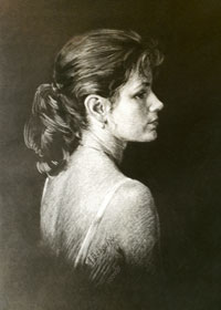 portrait, oil portrait, charcoal portraits, Igor Babailov